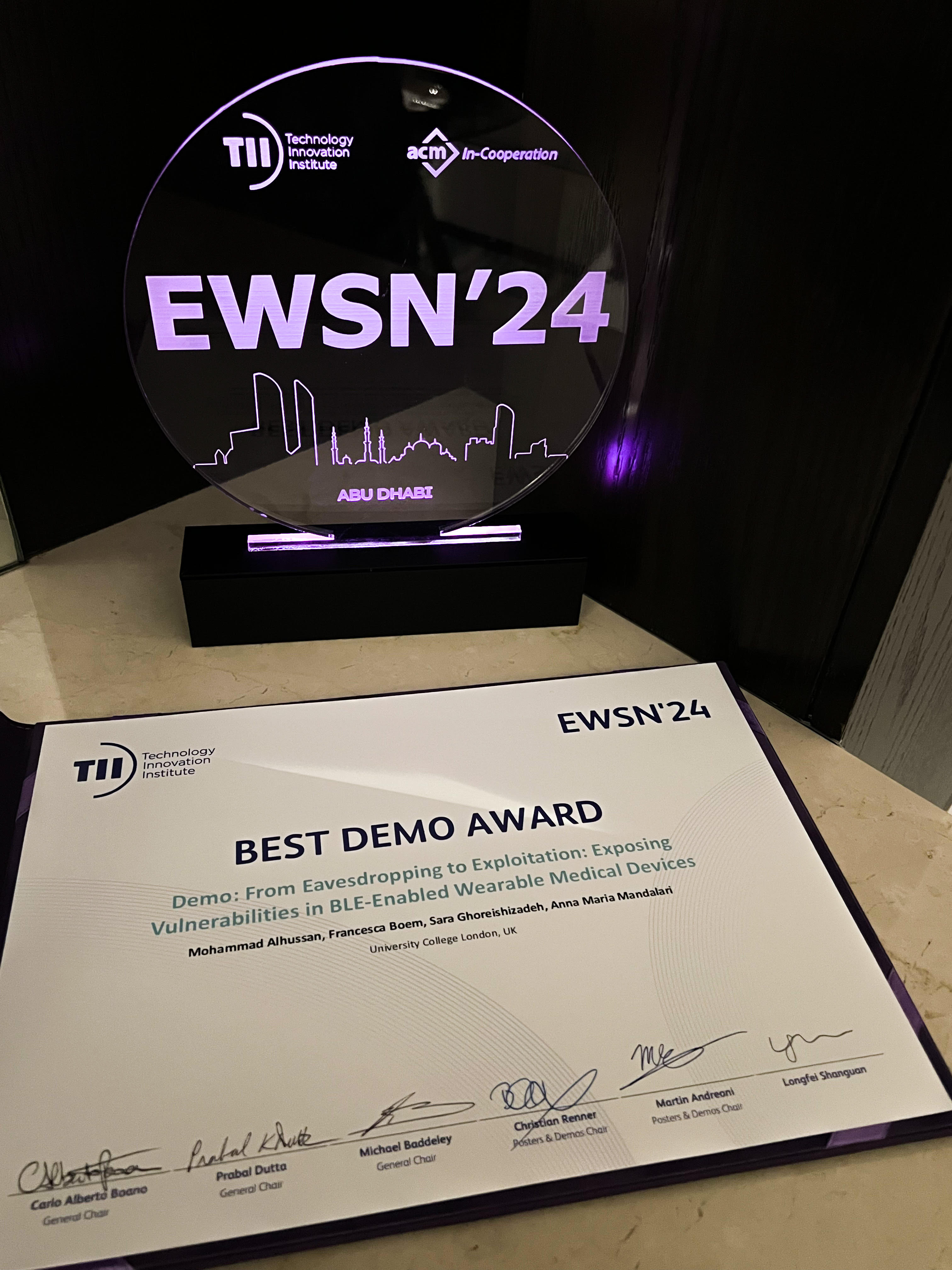 Mohammad Alhussan presenting demo